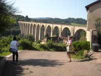 Visite du patrimoine feroviaire, viaduc de Mussy-sous-Dun