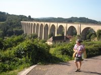 Visite du patrimoine feroviaire, viaduc de Mussy-sous-Dun