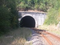 Visite du patrimoine feroviaire, souterrain du col des Echarmeaux