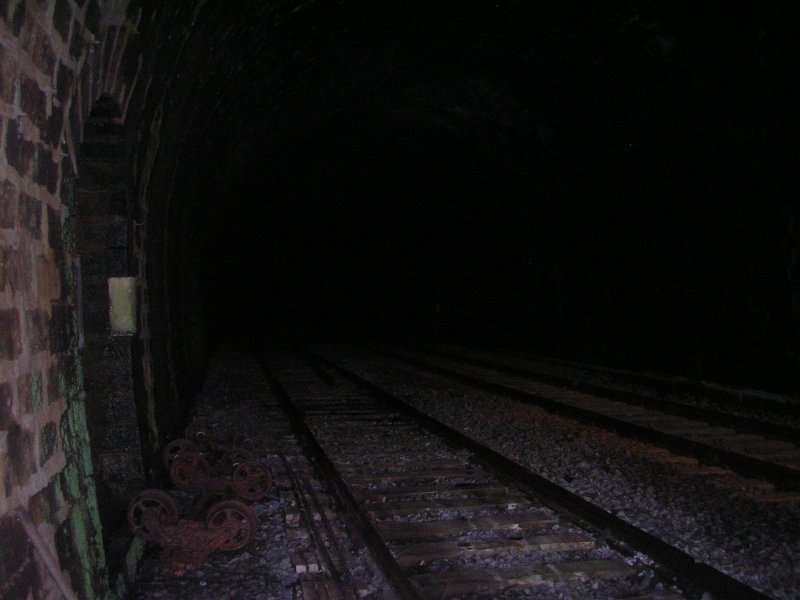 Visite du patrimoine feroviaire, souterrain du col des Echarmeaux